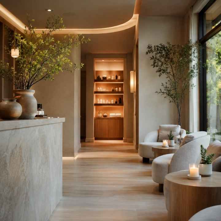 Spa and wellness space