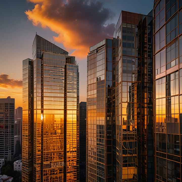 Clean modern corporate office prepared for the next business day